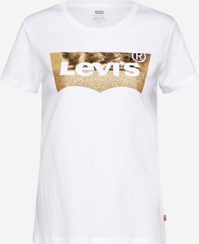 Marškinėliai iš LEVI'S, spalva – Auksas / balta, Prekių apžvalga