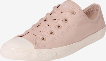 Baskets basses ' Dainty' CONVERSE en rose : devant