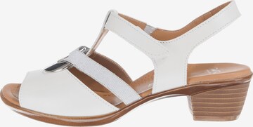 ARA Strap Sandals 'Lugano' in White