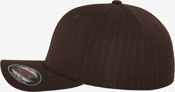 Cappello da baseball 'PINSTRIPE' di Flexfit in marrone
