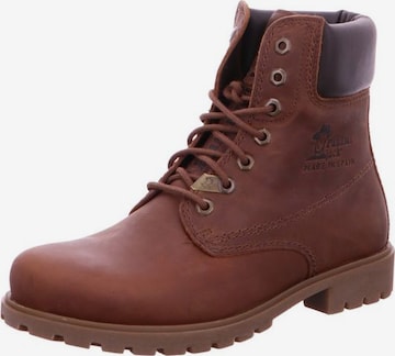 PANAMA JACK Lace-Up Boots in Brown: front