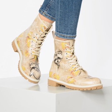 DOGO Stiefelette 'Raccoon' in Beige