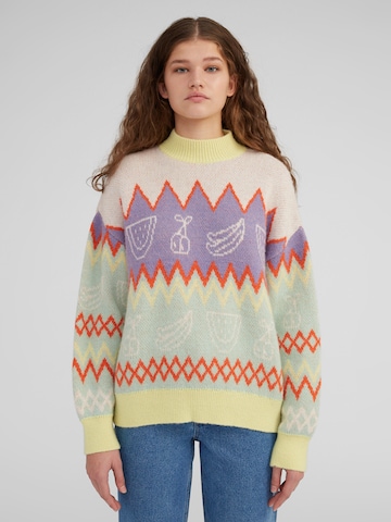 EDITED - Pullover em mistura de cores: frente