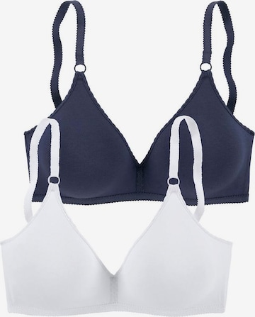 Invisible Soutien-gorge PETITE FLEUR en bleu : devant