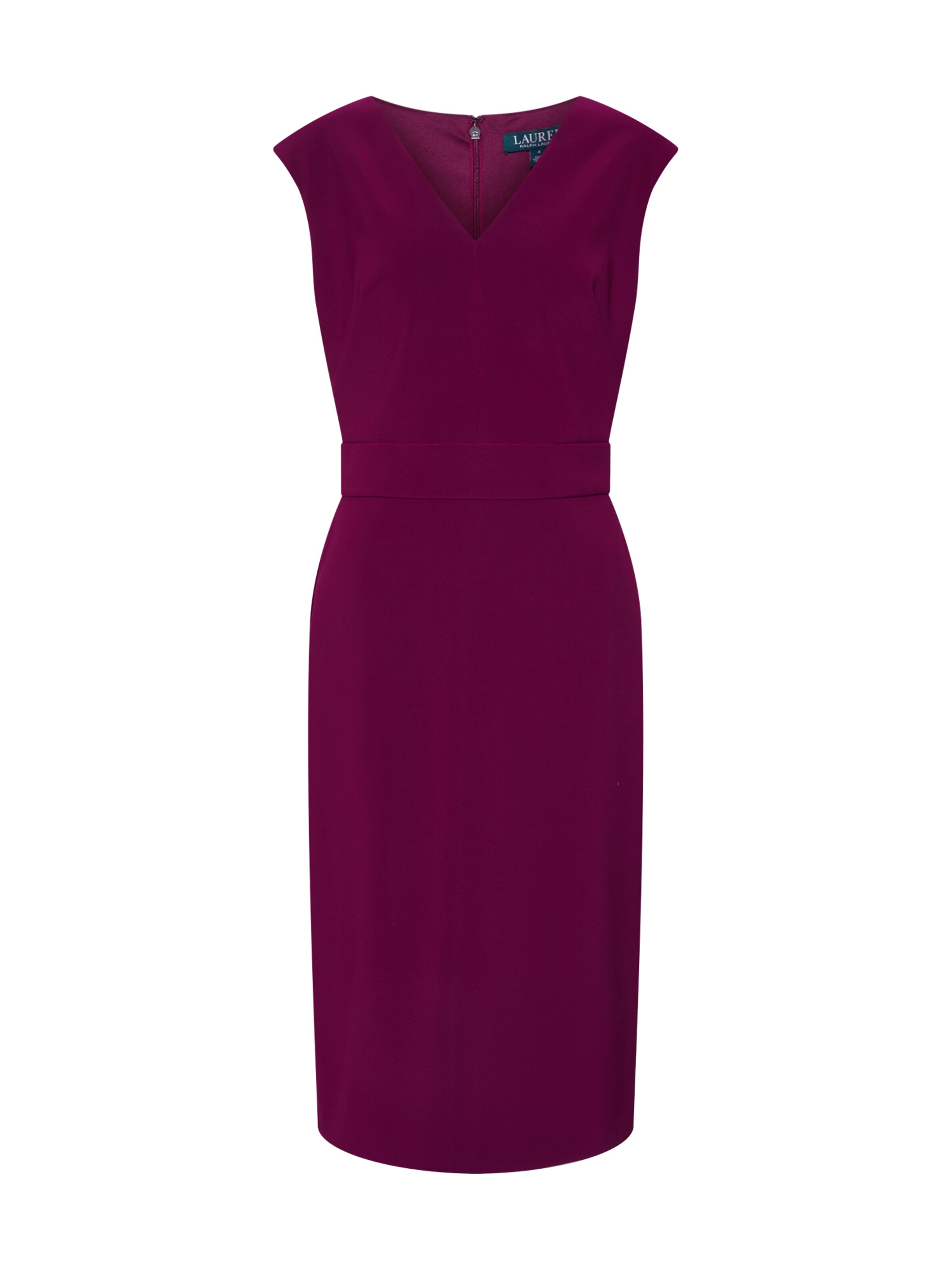 Lauren Ralph Lauren - Etuikleid 'JANNETTE' in weinrot