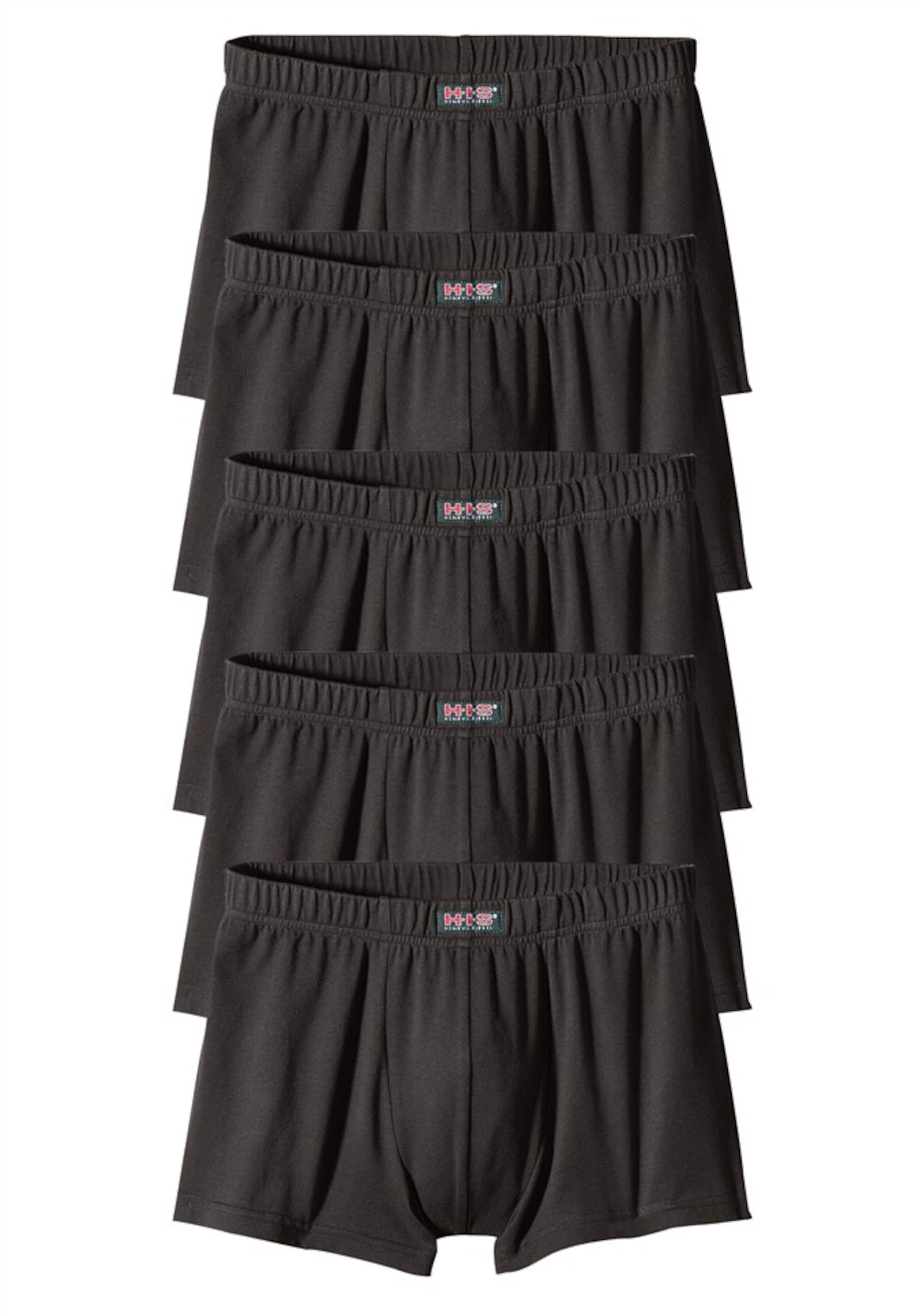 H.I.S Шорты Боксеры в Черный: спереди