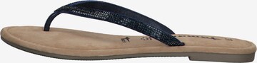 TAMARIS T-bar sandals in Blue
