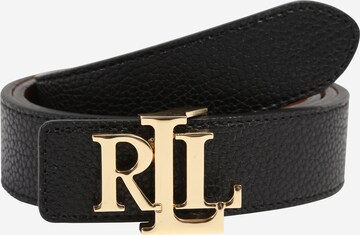 Ceinture Lauren Ralph Lauren en noir : devant