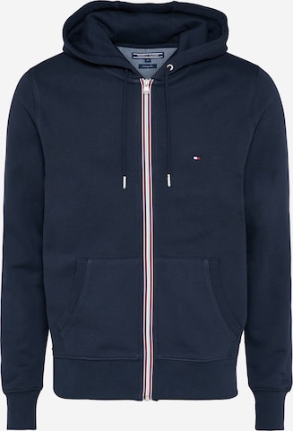 TOMMY HILFIGER Sweatvest in Blauw: voorkant