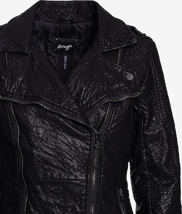 Maze Kunst-Lederjacke 'Angely' in Schwarz