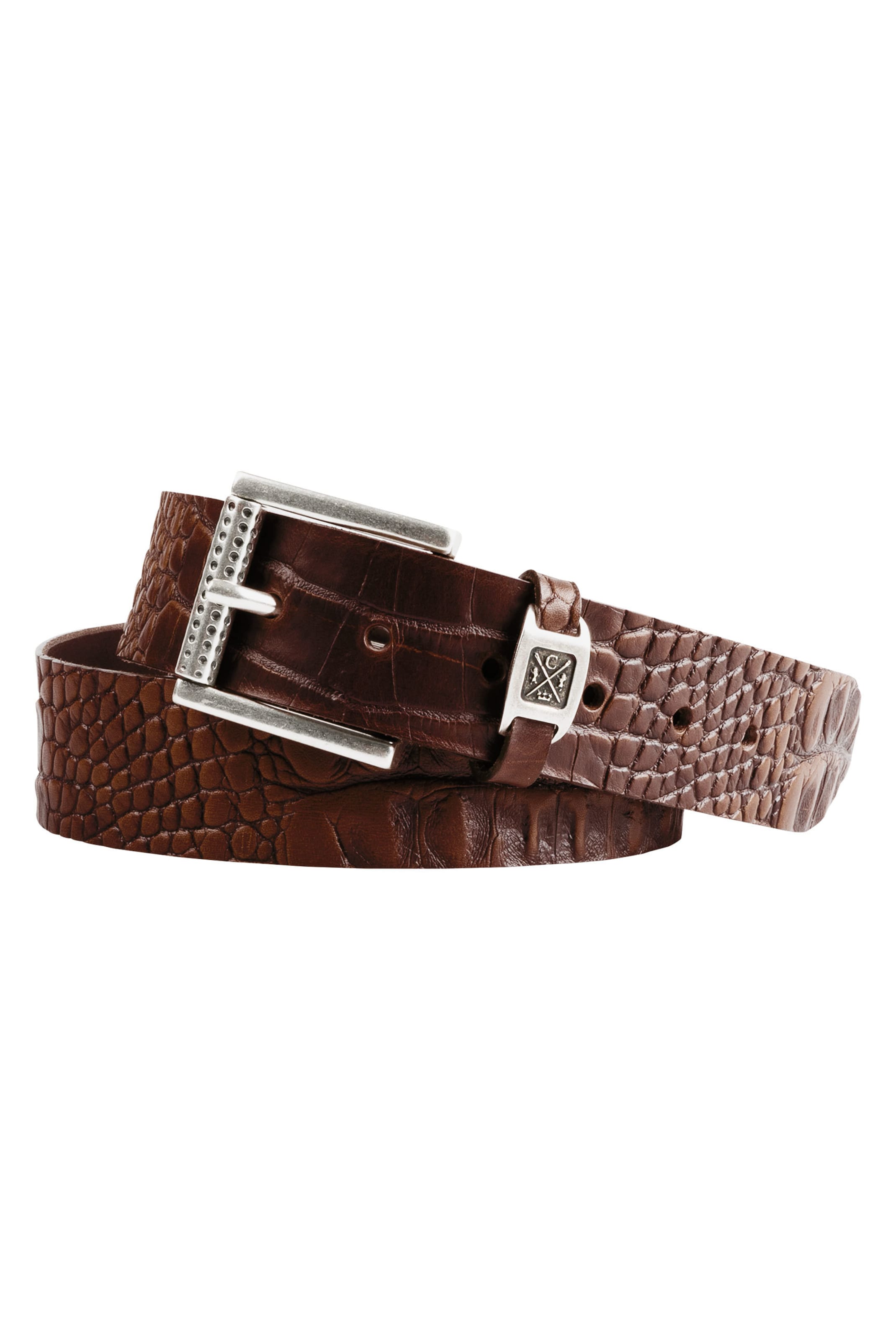 CAMP DAVID Belt in Brown: front