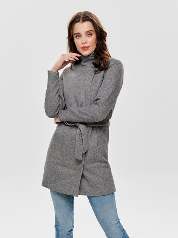 ONLY Between-Seasons Coat 'Elli' in Grey: front