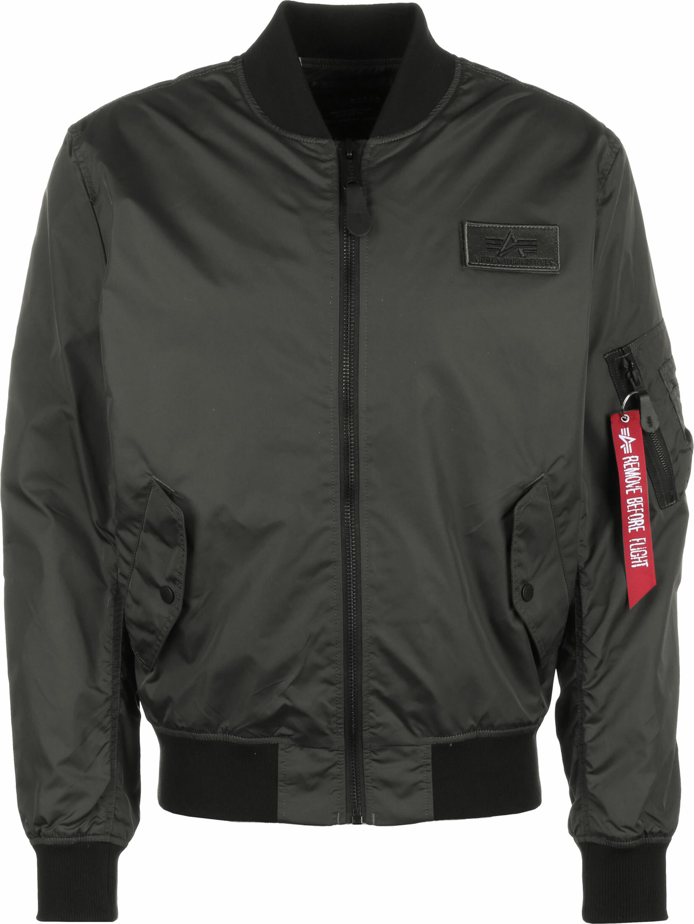 ALPHA INDUSTRIES Jacke in Grau: Vorderseite