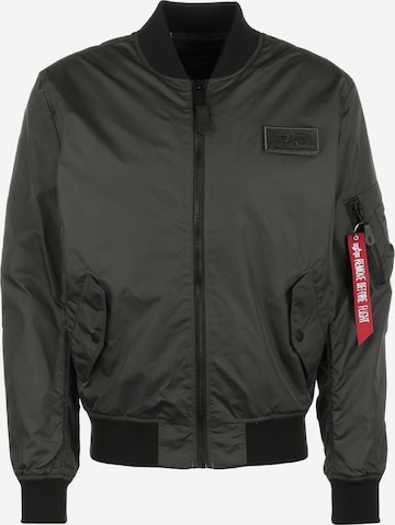 ALPHA INDUSTRIES Átmeneti dzseki - szürke: elől