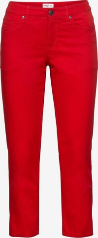 SHEEGO Slimfit Hose in Rot: predná strana