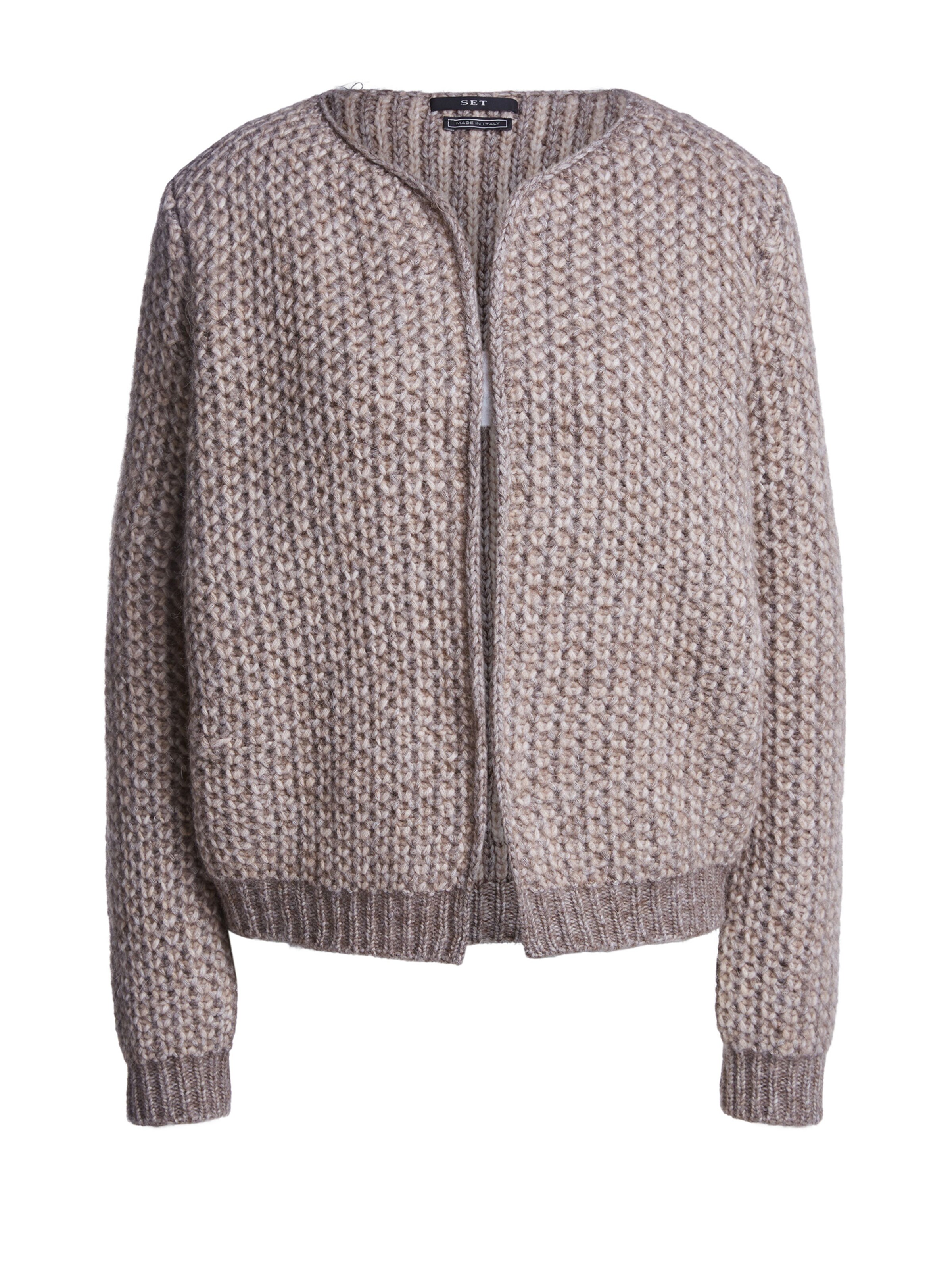 SET - Strickjacke in grau