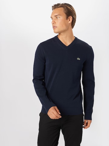 Regular fit Pullover di LACOSTE in blu: frontale