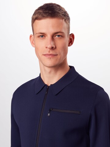 Coupe regular Vestes en maille 'ISAAK' DRYKORN en bleu