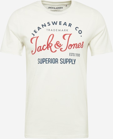 balts JACK & JONES T-Krekls: no priekšpuses