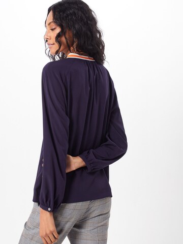 Marc O'Polo Blouse in Blauw: terug