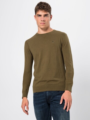 SCOTCH & SODA Sweter 'Classic' w kolorze zielony: przód