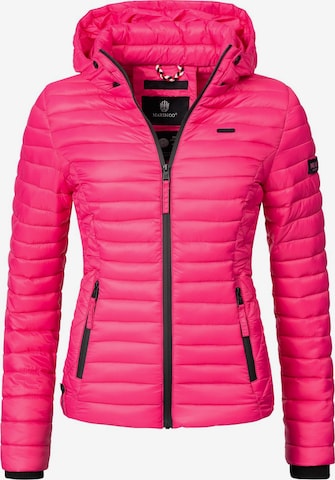 MARIKOO Between-Season Jacket 'Samtpfote' in Pink: front