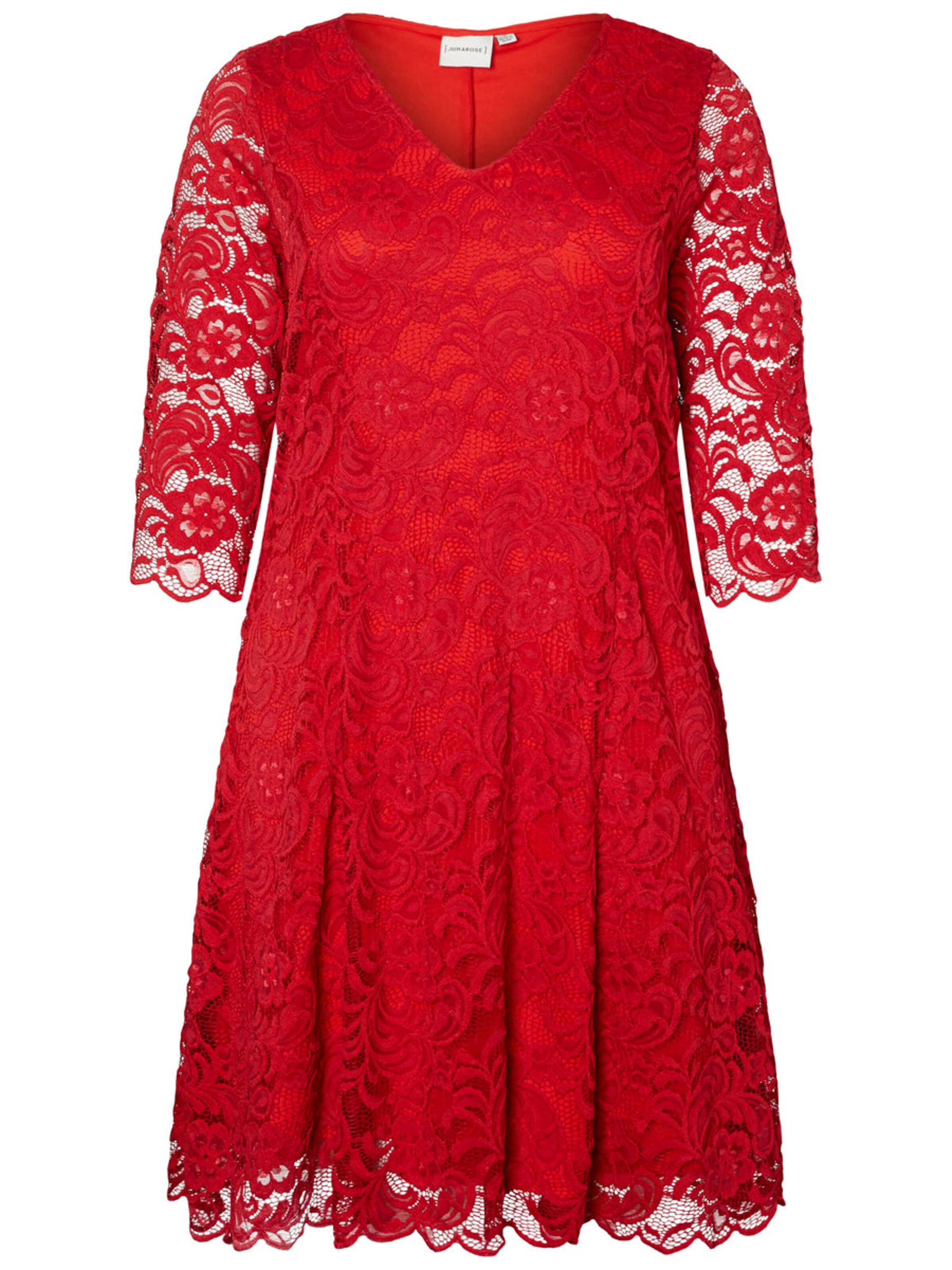 Junarose - Cocktailjurk in de kleur Rood