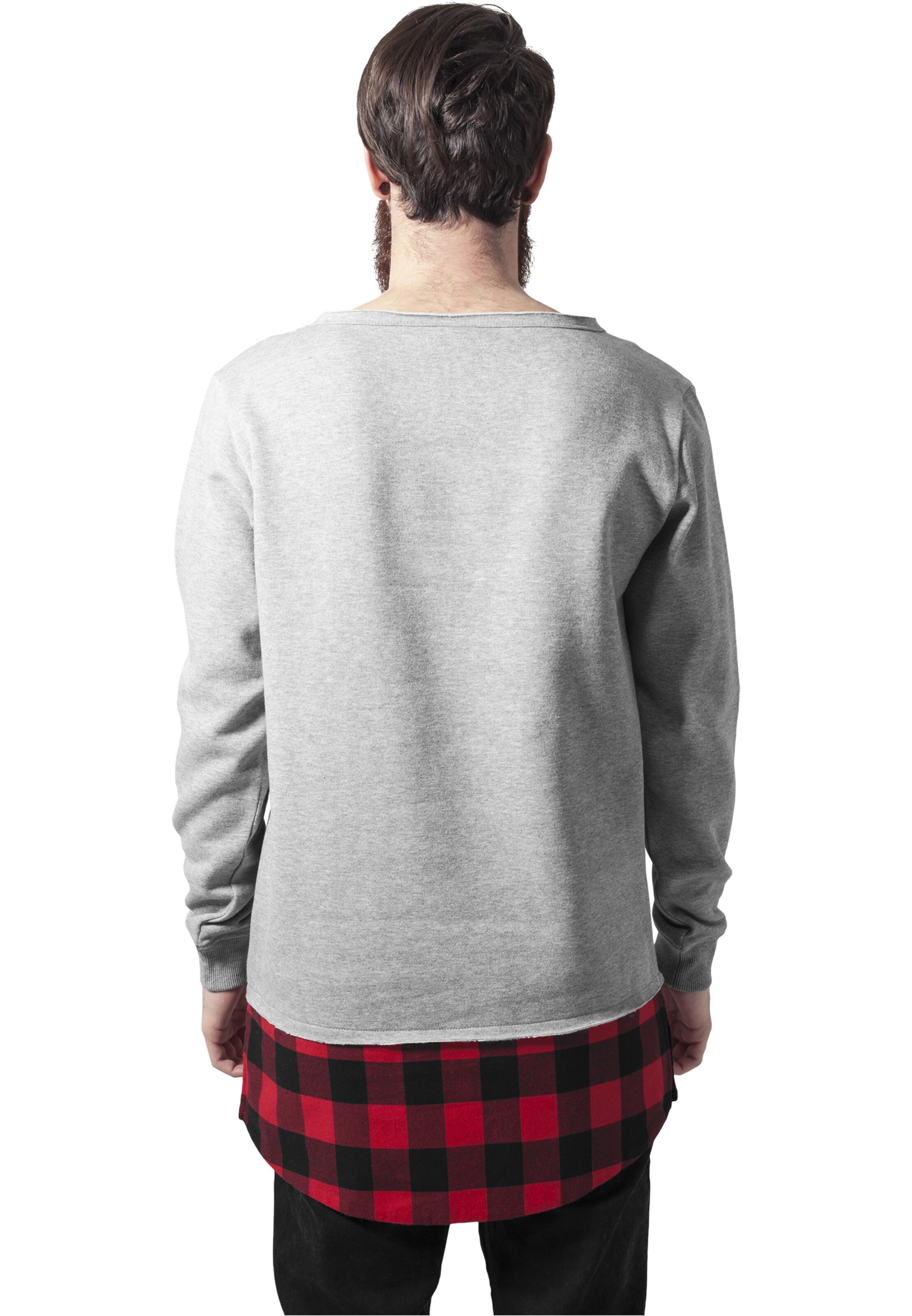 Urban Classics Sweatshirt in Grey