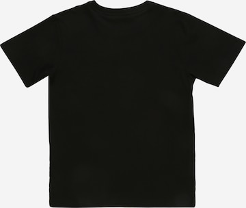 LACOSTE - Camiseta en negro: atrás