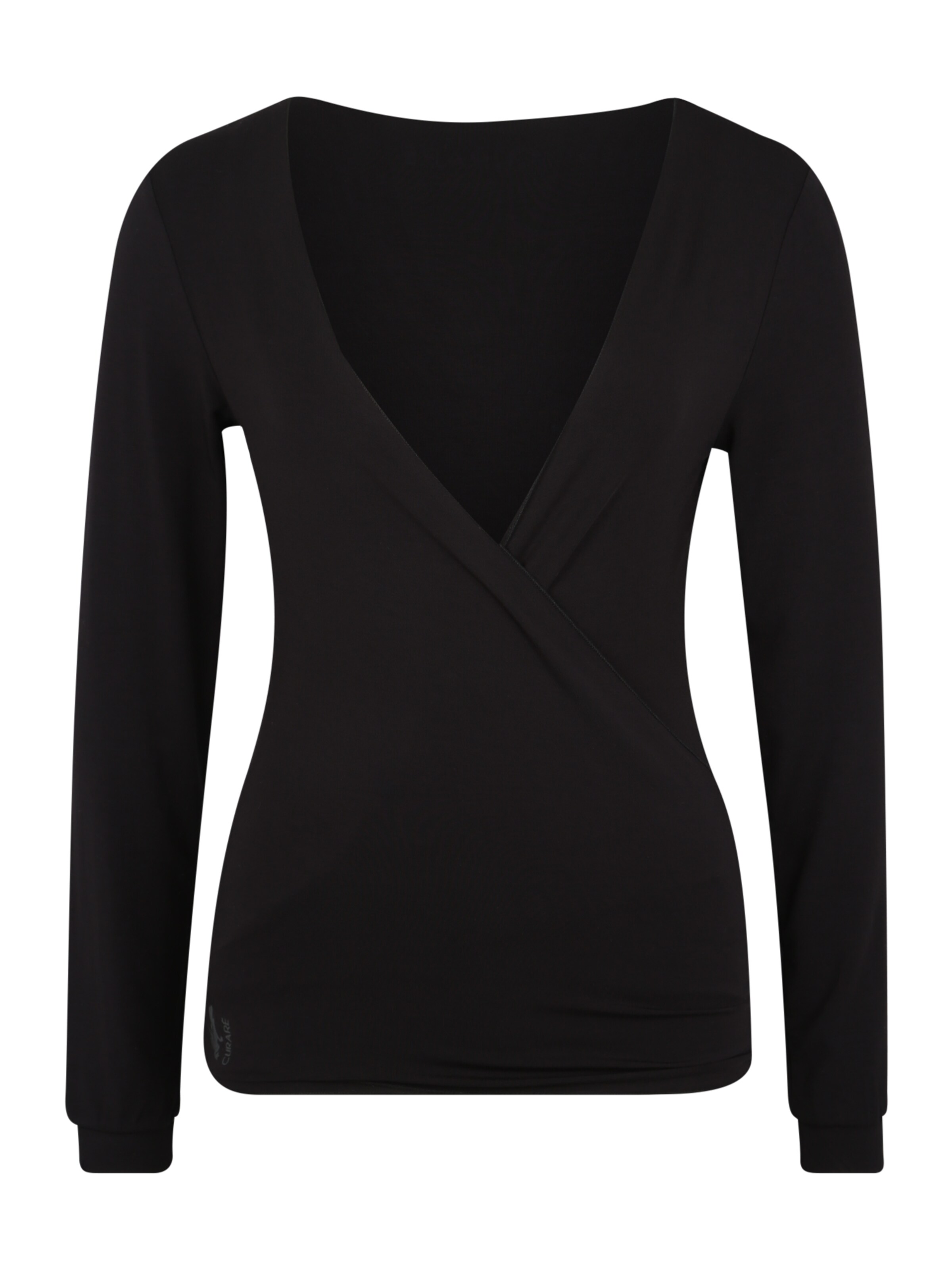 CURARE Yogawear - Functioneel shirt in de kleur Zwart