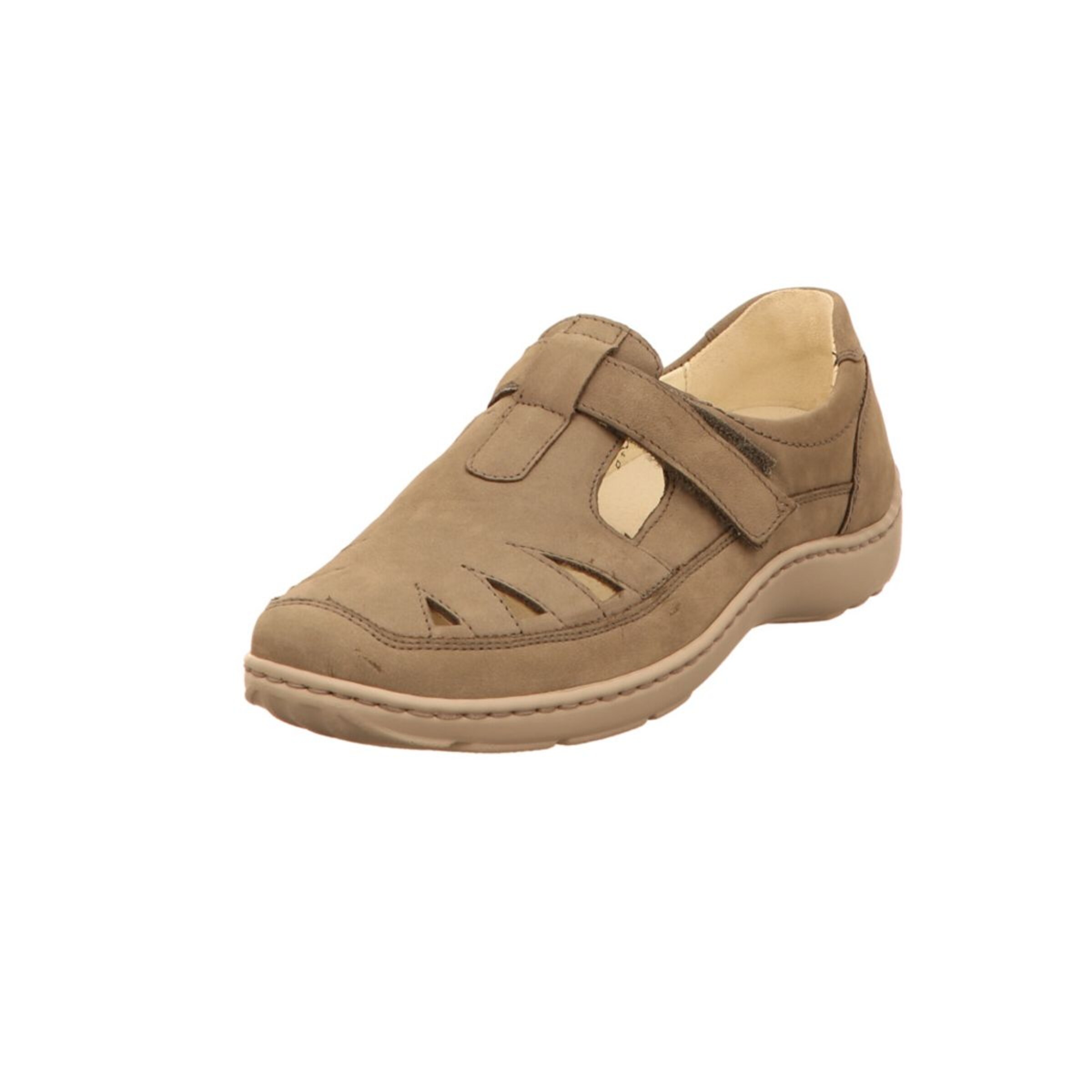 WALDLÄUFER Muiltjes in Bruin: voorkant