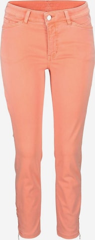 MAC Slimfit Jeans 'Dream Chic' in Oranje: voorkant