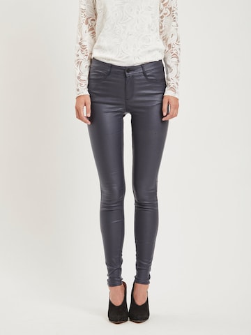 VILA Skinny Jeans 'Vicommit' in Blauw: voorkant