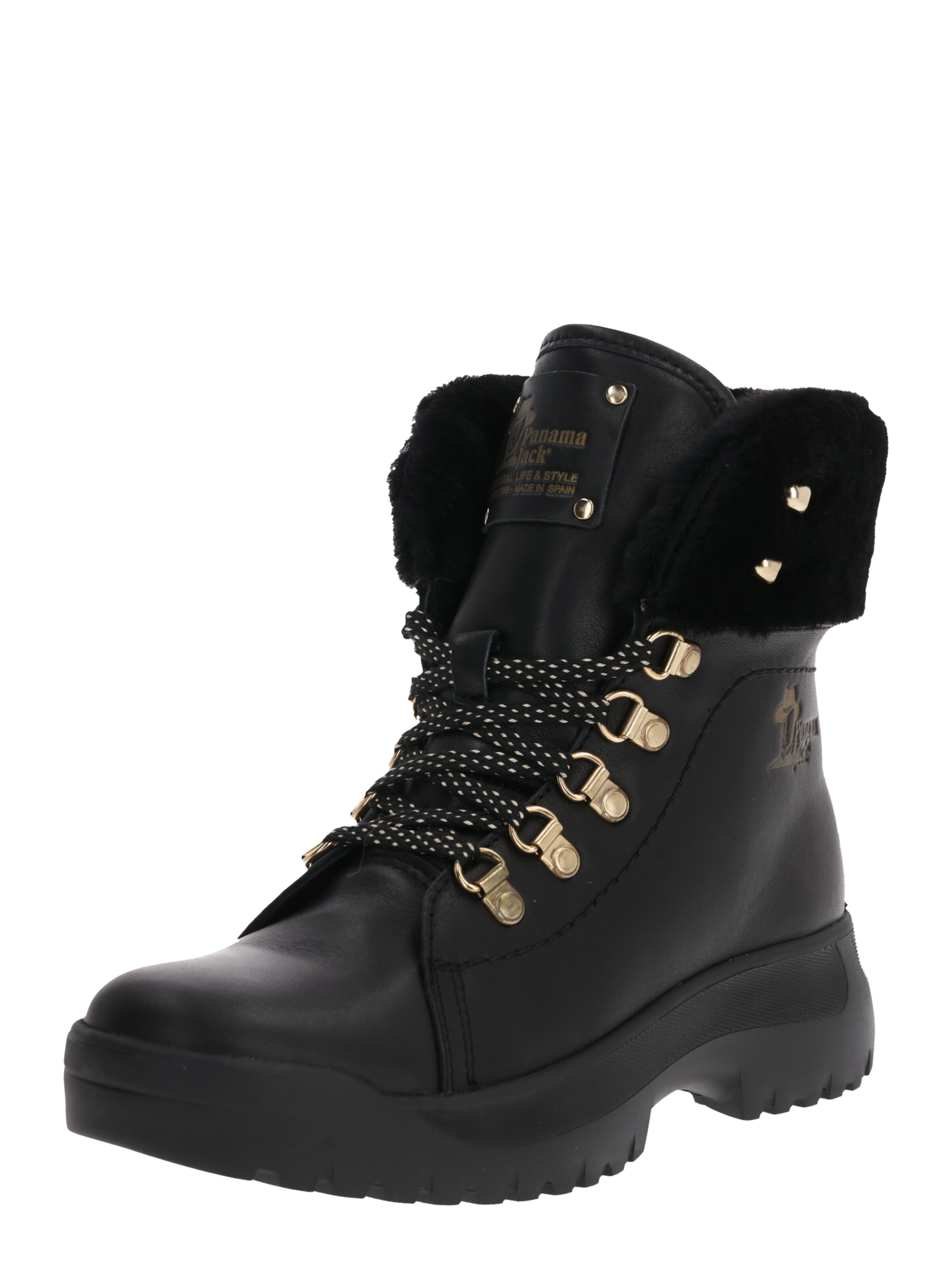 PANAMA JACK - Snowboots 'Helsinki Igloo' in de kleur Zwart