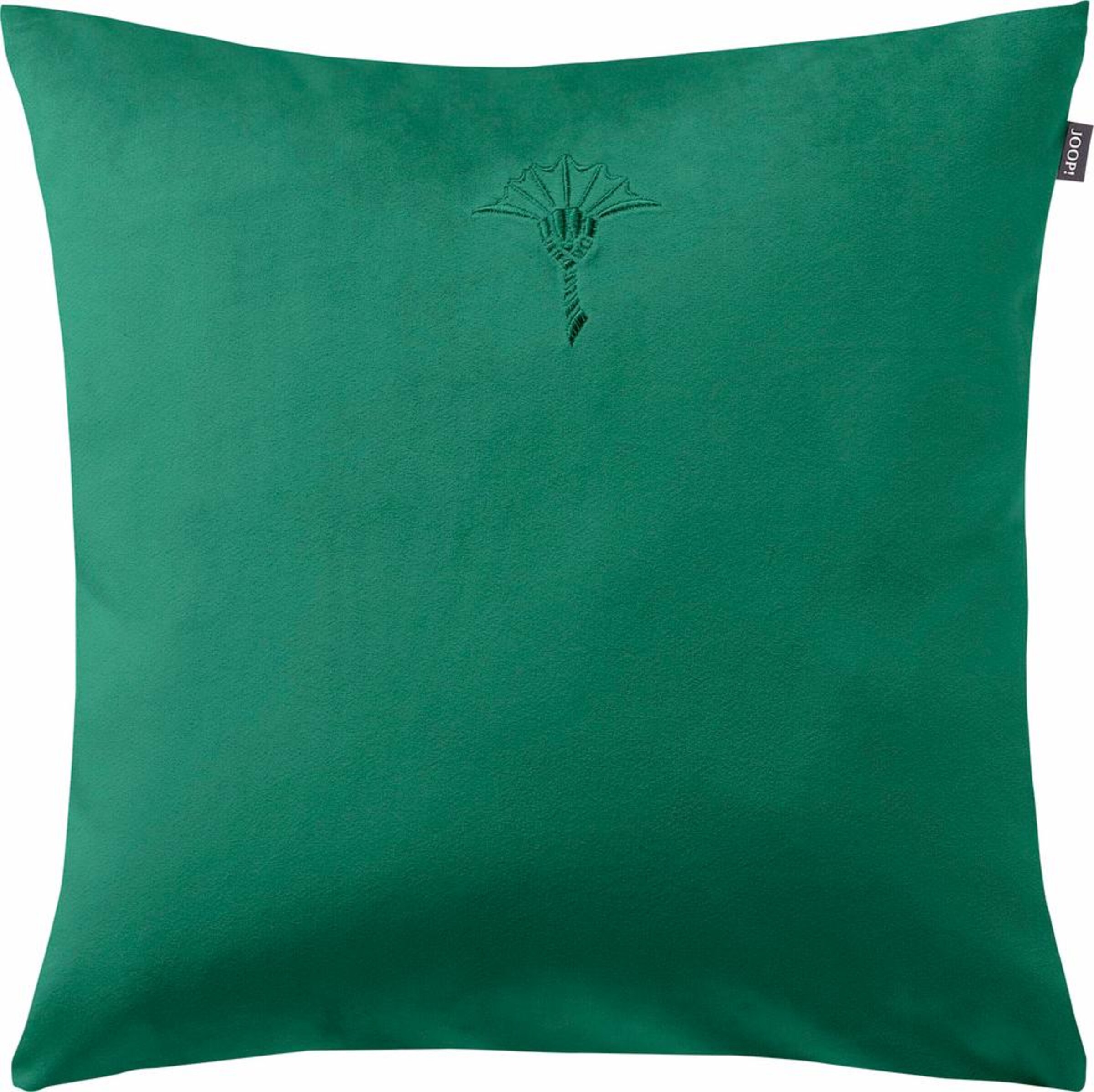 JOOP! - Kissenbezug 'Cozy' in smaragd