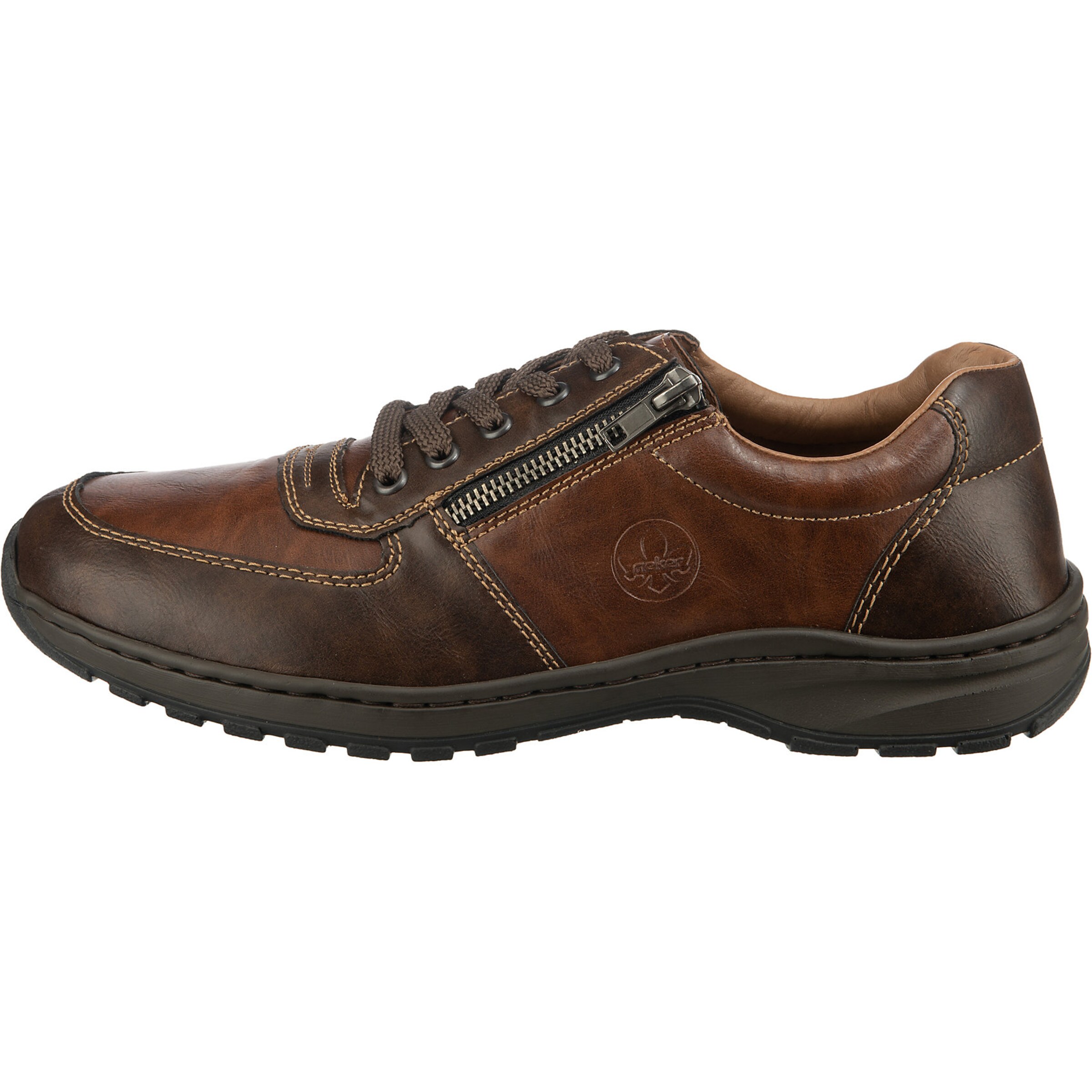 Chaussure de sport à lacets Rieker en marron