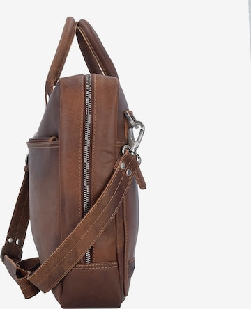 Plevier Document Bag in Brown