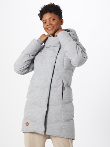 Manteau d’hiver 'Pavla' Ragwear en gris : devant