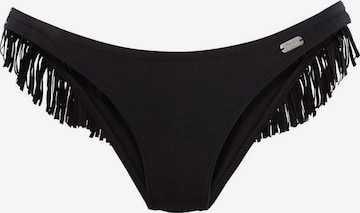 BUFFALO Bikini hlačke | črna barva: sprednja stran