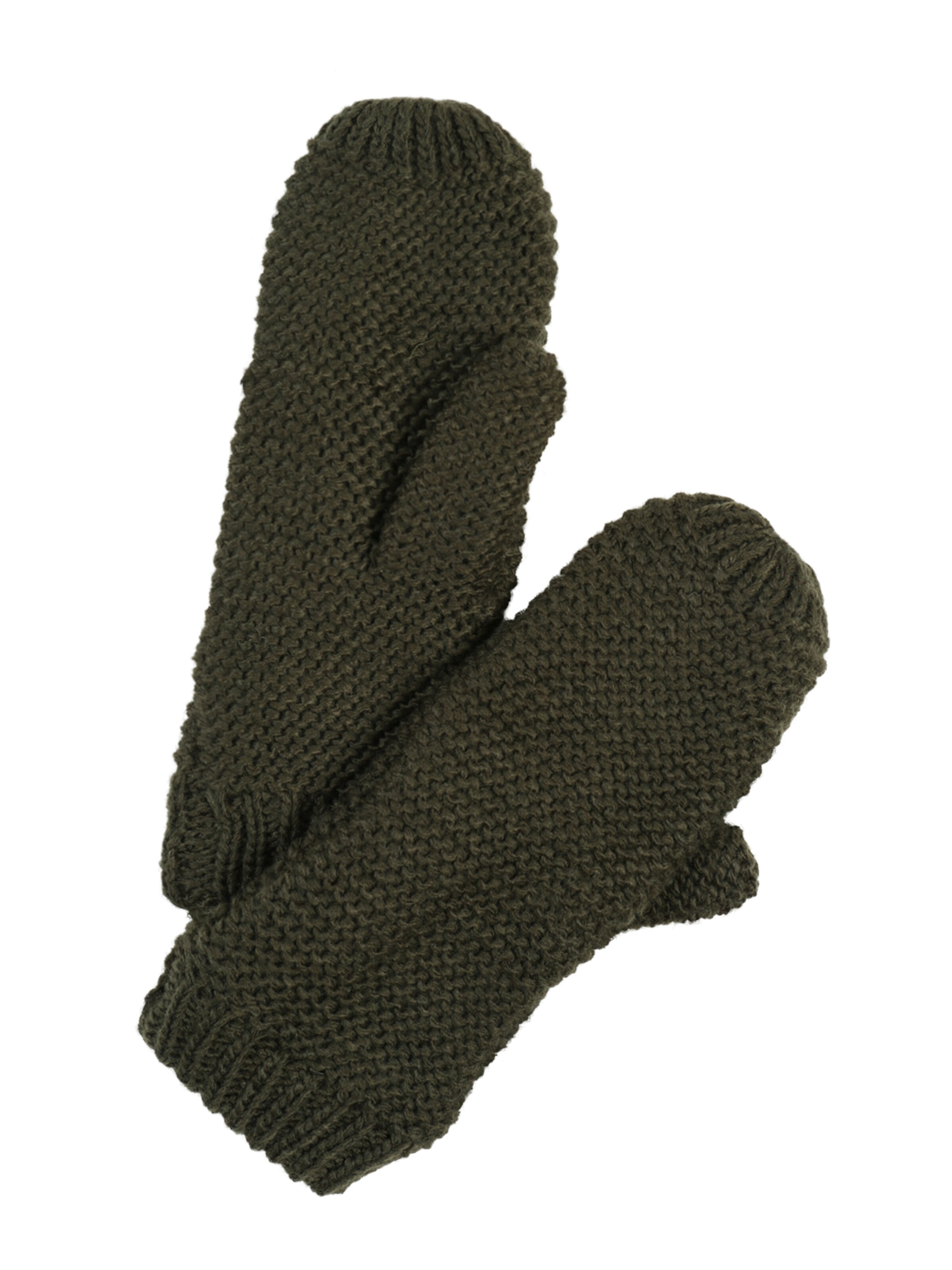 PIECES - Wanten 'PCDACE WOOL MITTENS' in de kleur Groen