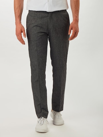 BURTON MENSWEAR LONDON Slimfit Kalhoty 'Charcoal' – šedá: přední strana