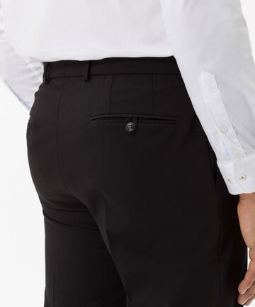 BRAX Slim fit Pleated Pants 'Enrico' in Black