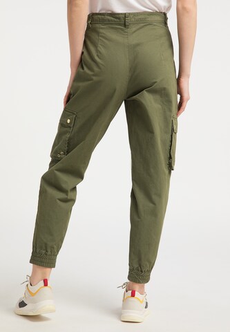 MYMO Конический (Tapered) Брюки-карго в Зеленый