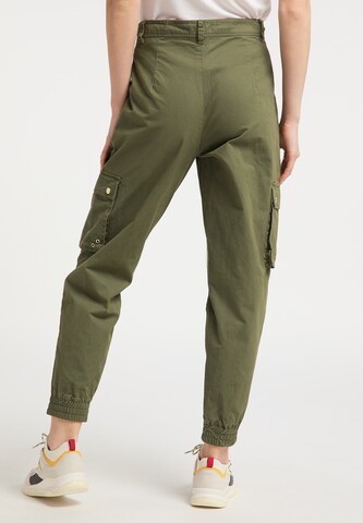 Effilé Pantalon cargo MYMO en vert