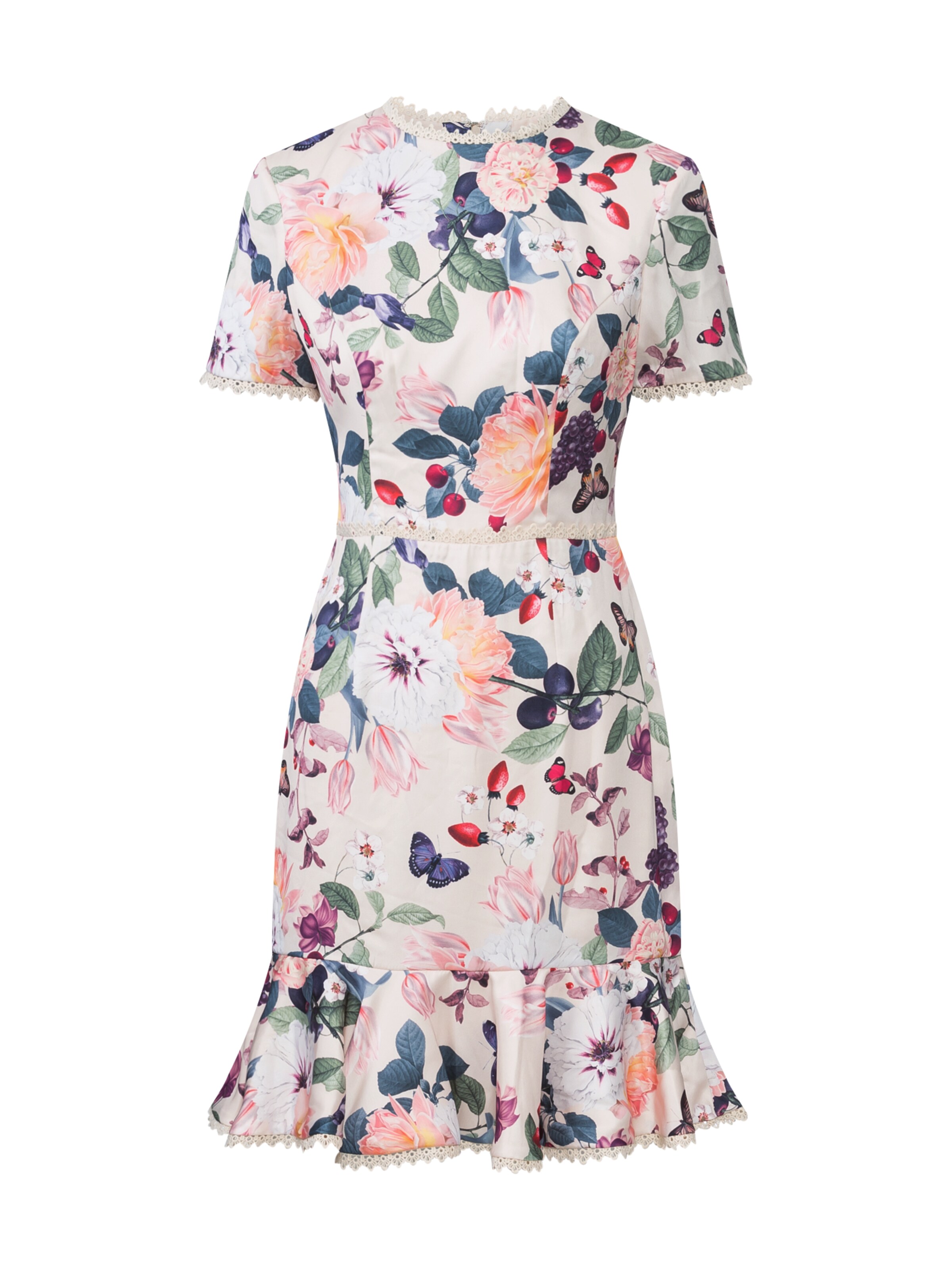 By Malina - Jurk 'Laura' in de kleur Lichtgrijs