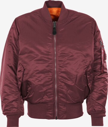 Veste mi-saison 'MA-1' ALPHA INDUSTRIES en rouge : devant