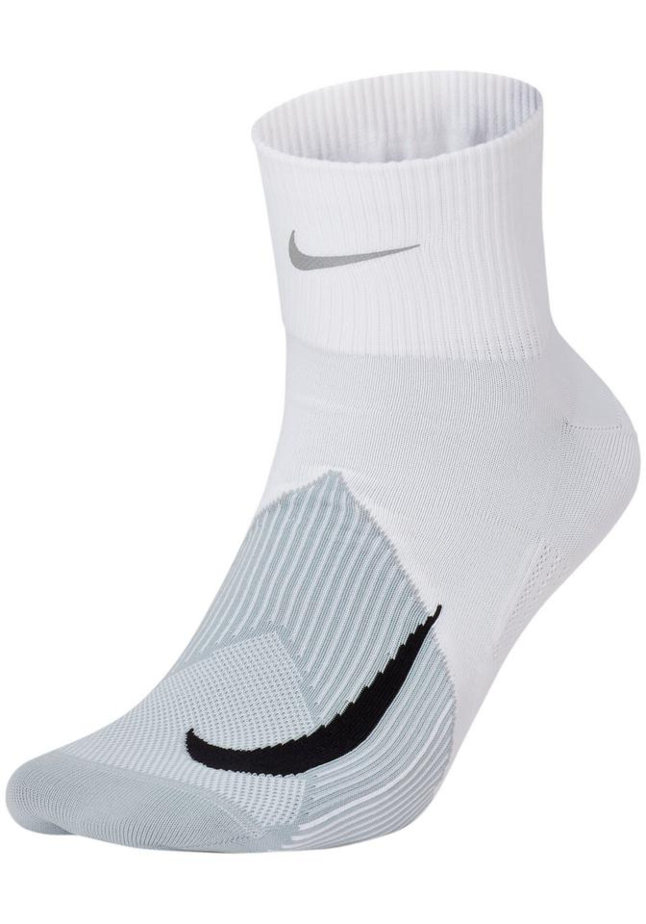 NIKE - Laufsocken 'Elite Lightweight Quarter' in hellgrau