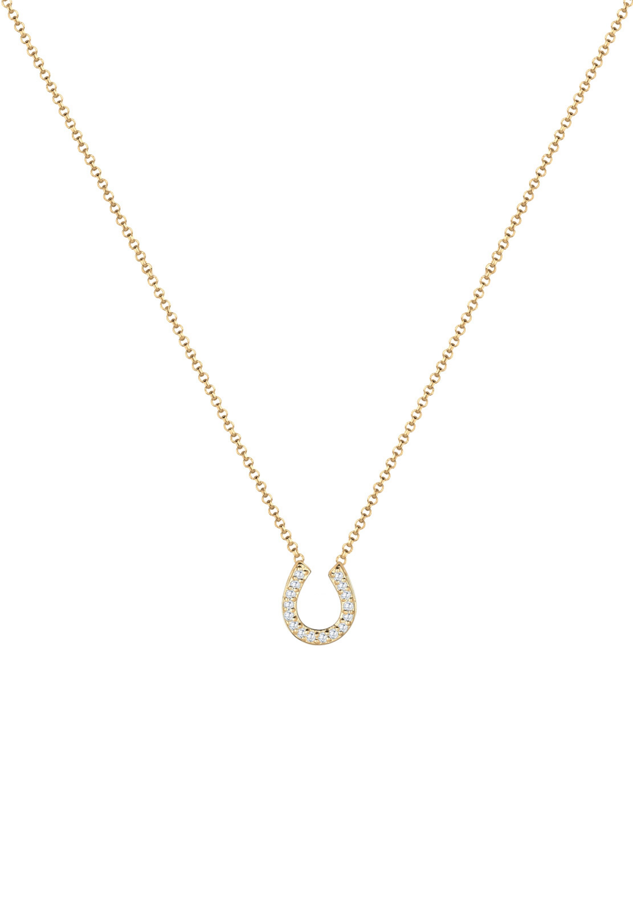 ELLI Kette 'Hufeisen' in Gold