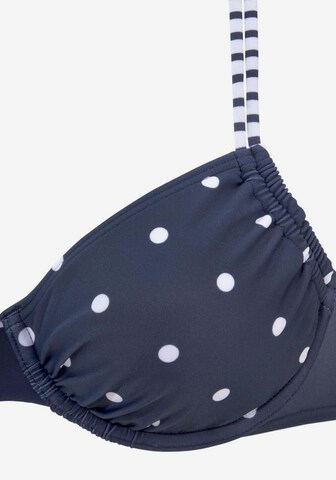 s.OliverT-shirt Bikini gornji dio 'Audrey' - plava boja