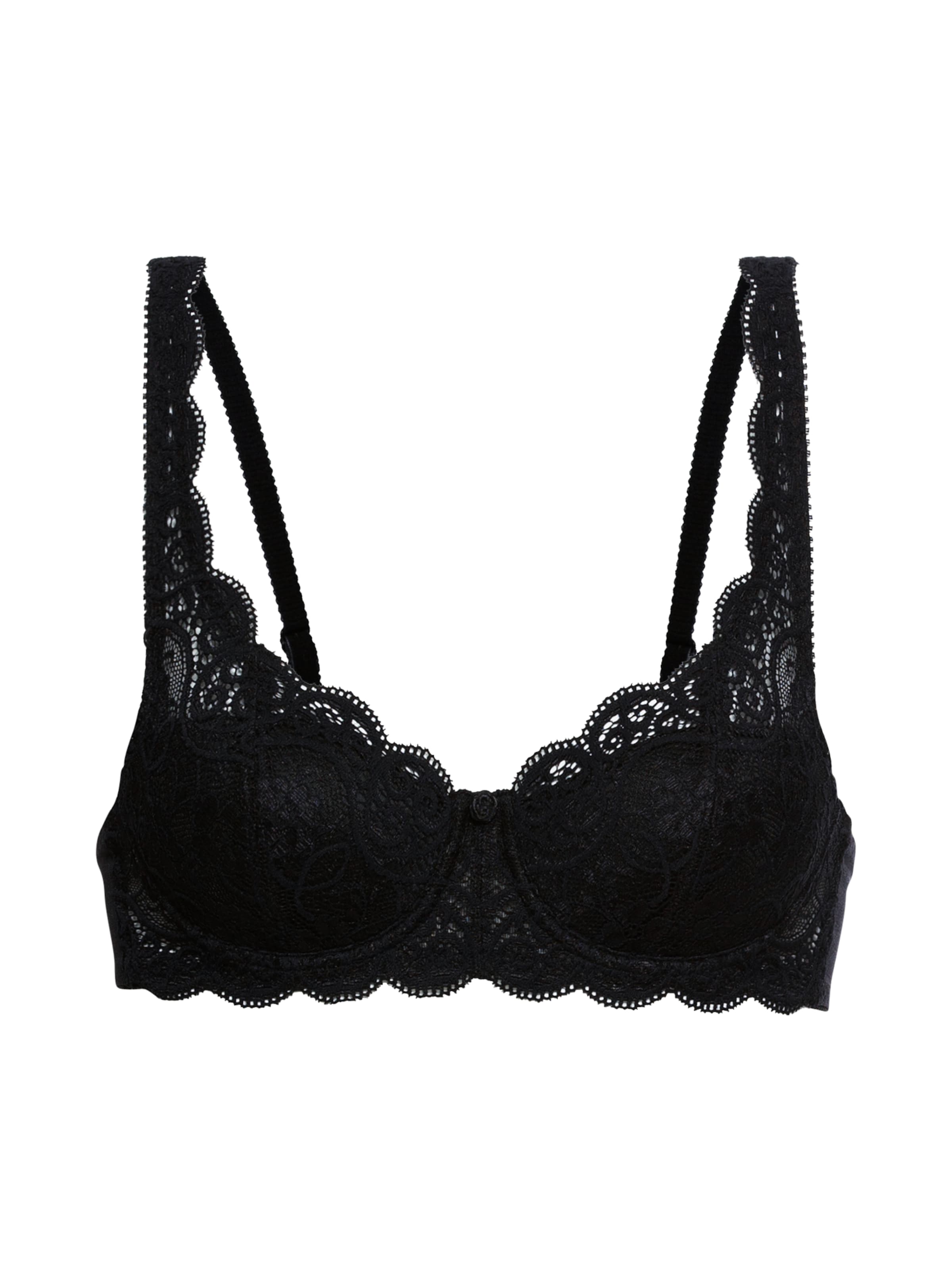 TRIUMPH Обычный Бюстгальтер 'Amourette 300' в Черный: спереди